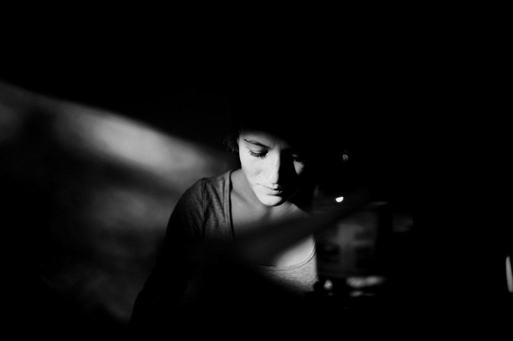 black and white, monochrome, people, woman, light, window, emotion, dramatic, black light, black window, black lights, monochrome, people, window, window, window, window, window, dramatic, black window